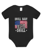 Drill Baby Drill American Flag Trump Funny