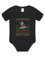 Skimboarding Sports Lover Santa Ugly Skimboarding Christmas