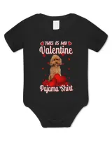 Poodles This Is My Valentine Pajama Poodle Dog Puppy Lover 10 Poodle dog