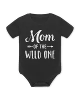 Mom the wild one girl birthday matching family party T-Shirt