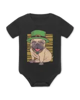 Let The Shenanigans Begin Fun Pug tee, St Patrick's Day T-Shirt