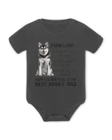 The Best Husky Dog Dad Happy Father's Day T-Shirt