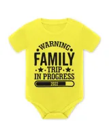 Warning Family Trip In Progress 2022 Family Reunion Matching T-Shirt