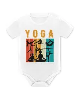 Yoga The Element Of Enlightenment Retro Sunset T-Shirt