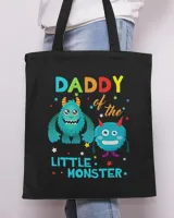 Daddy Of The Little Monster Birthday Family Monster Shirt