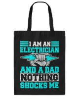 Electrician Dad Electronics Technician Electrical Repairman T-Shirt