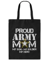 Proud Army Mom Hoodie for Military Mom My Soldier My Hero