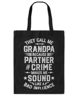 They Call Me Grandpa Partner In Crime T shirt Fathers Day T-Shirt