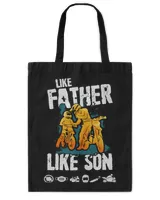 Fathers Day Tee Dirt Bike Dad and Son Graphic