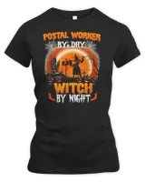 Halloween Postal Worker By Day Witch By Night Funny Halloween Day 296 Pumpkin