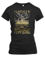 Fishing Fly Fisher in the Water I'd Rather be Fly Fishing 349 Fisher