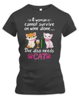 A WOMEN CANNOT SURVIVE .. SHE ALSO NEEDS CATS