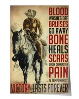 home decor poster rodeo victory poster ideal gift