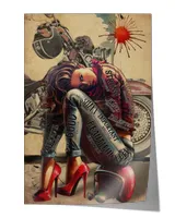 home decor poster biker girl i am poster ideal gift