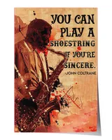 home decor wall posters Jazz You Can Play A Shoestring vertical poster ideal gift