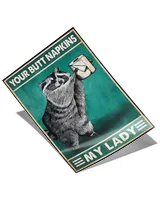 Raccoon Poster- My Lady