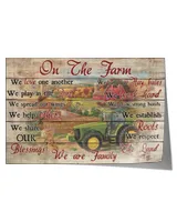 on the farm home decor wall horizontal poster ideal gift