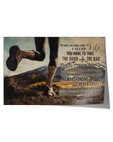 home decor wall posters running while on this run horizontal poster ideal gift