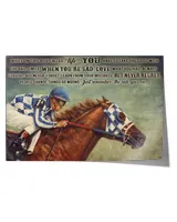 home decor wall posters secretariat while on this ride horizontal poster ideal gift