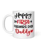 Happy First Fathers Day Dad Gift, Funny Gift for Dad Classic T-Shirt