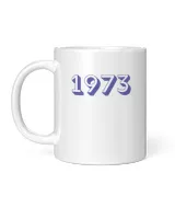 1973 Reproductive rights design Minimal aesthetic 1973 in periwinkle 1375 T-Shirt