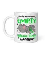 Chronic Illness Awareness Mostly Running on Chronic Illness Warrior59  T-Shirt