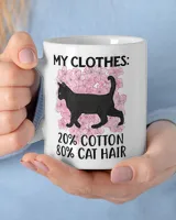 Black Cat Kitty My Clothes By Cotton And Cat Hair Kitten Cat