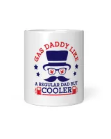 RD Father’s day Gas daddy like a regular dad but cooler retro sunset vintage shirt
