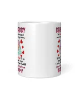 Dear Daddy I Can't Wait To Meet You Father's Day Mug 5