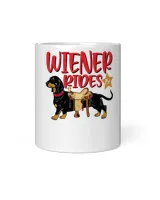 Wiener Rides 25c Funny Dog Dachshund