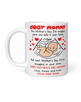 Dear Mommy Happy 1st Mother's Day Mug 7