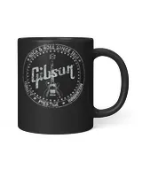 gibson distressed logo t shirt
