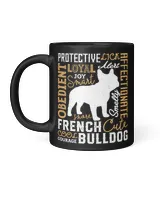 French Bulldog Typography