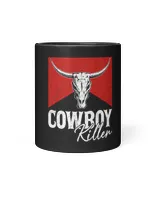 Cowboy Killers Bull Skull Howdy Punchy Western Country Music