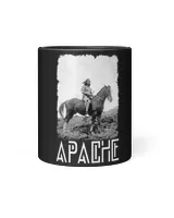 Funny Horse Apache Indian On Horse Proud Native American Indian