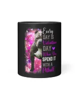 Womens Pitbull Mom Funny Valentines Day Dog Lovers Bully Pitty