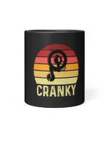 Cranky Vintage Sun funny Bicycle Lovers Cycling Cranky