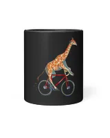 Giraffe Gift Riding Bicycle Cute Biker Cyclist