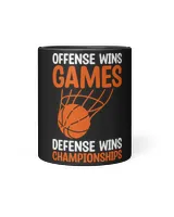 Basketball Gift Offense Wins Games Defense Wins Championships