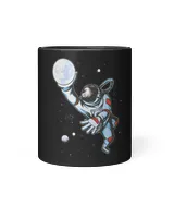 Basketball Gift Official Astronaut Basketball Player With Moon Space Suit