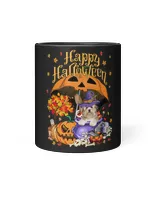 Halloween Autumn Witch Havanese