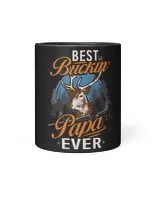 Best Buckin Papa Best Papa Ever Gifts Funny Deer Hunter 3