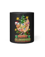 Merry Cluckmas Christmas Chicken Christmas Tree Light270