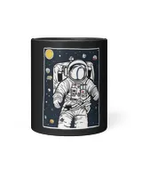 Illustration Of An Astronaut In Space