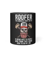 Roofer Funny Retro Roofing Roof Equipment Job Repair51