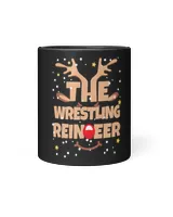 The Wrestling Reindeer Funny Christmas Pajama Family
