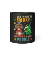 Vintage Smoke And Hang With My Poodle Funny Smoker Weed 7