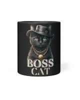 Mens The CEO Cat Running the Household with an Iron Paw