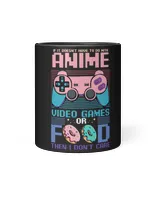 Anime Video Games Food Lover Japanese Fan Nerd Geek Gaming 3