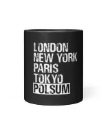 London New York Paris Tokyo Polo Shirt Light